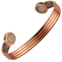 Super Strong MAGNETIC Bracelet/Bangle Antique Copper DESIGN 6 Magnets Health Rare Earth NdFeB