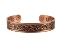 Chunky Copper Magnetic Bracelet/Bangle Festival Design 6 Magnets Health Rare Earth NdFeB