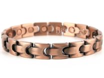 Unisex Stylish Magnetic Bracelet Copper Finish Magnet NdFeB Neodymium Therapy