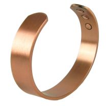 Copper MAGNETIC Bracelet/Bangle Matt Cuff DESIGN 6 Magnets Health Rare Earth NdFeB